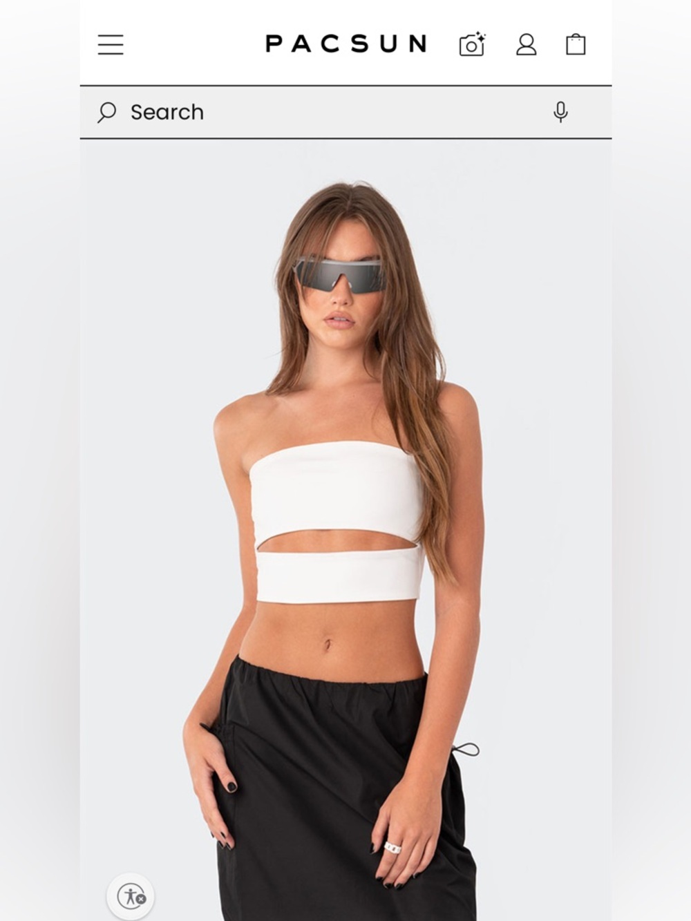 EDIKTED Darcey CutOut Tube Top